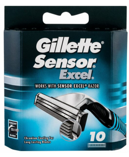 Gillette Sensor Excel spare blades for men 10 pcs
