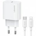 USAMS Ład. siec. 1xUSB-C T65 PD20W PD Fast Charging US-CC226 + k USAMS Ład. siec. 1xUSB-C T65 PD20W PD Fast Charging US-CC226 + k