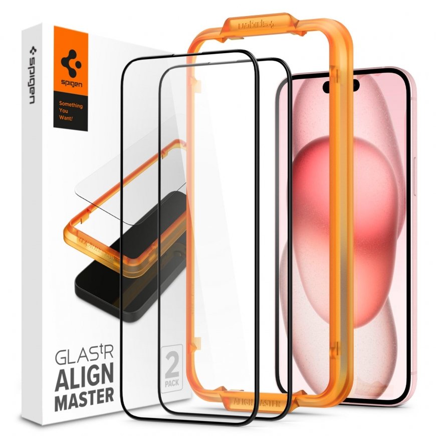 Spigen Glas.tR AlignMaster Caurspīdīgs ekrāna