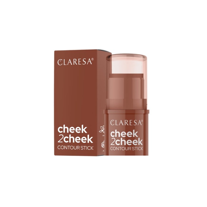 CLARESA_Cheek 2 Cheek Contour Stick bronzer w sztyfcie 01 Neutral 5,5g