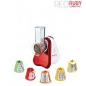 Moulinex DJ756G Elektrinė trintuvė arba pjaustytuvas spiralėmis Raudona, Balta Moulinex DJ756G Elektrinė trintuvė arba pjaustytuvas spiralėmis Raudona, Balta