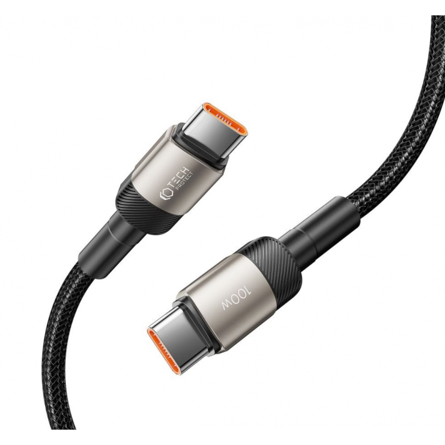 Tech-Protect UltraBoost Evo USB-C | USB-C cable 100W 5A 2m - tit
