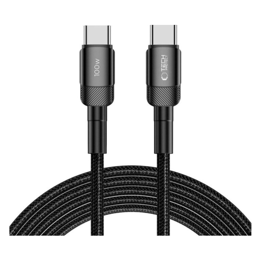 Tech-Protect UltraBoost Evo USB-C / USB-C cable 100W 5A 1m - black