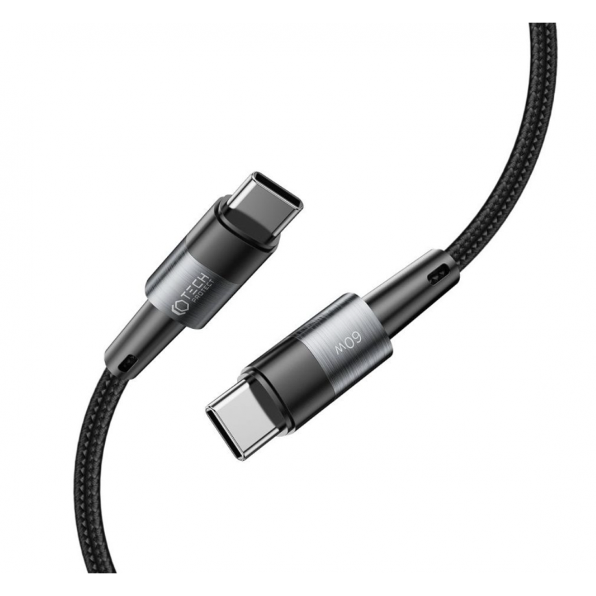 Tech-Protect UltraBoost USB-C | USB-C cable 66W 6A 0.25m - gray