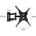 TV Wall Mount AK-MB-10 Full Motion Bracket +|-45° 50kg VESA 600x