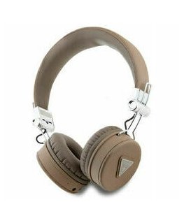 Guess słuchawki nauszne Bluetooth ENC GUBH70PGTSPSW brązowy|