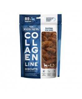 WIEJSKA ZAGRODA Monoprotein line Soft strips Deer - dog treat - 100g
