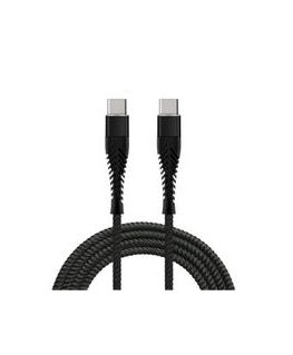 Fusion Accessories "Fishbone USB-C - USB-C 65W / 3A / 1.5m" Black