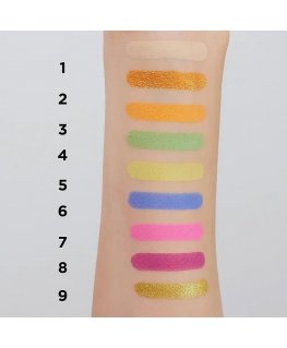 EVELINE_Look Up Neon Lime paleta 9 cieni do powiek 10,8g