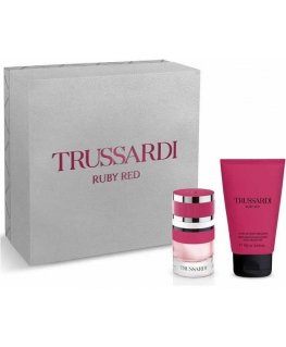 Trussardi Ruby Red Eau De Perfume Spray 60ml Set 2 Pieces