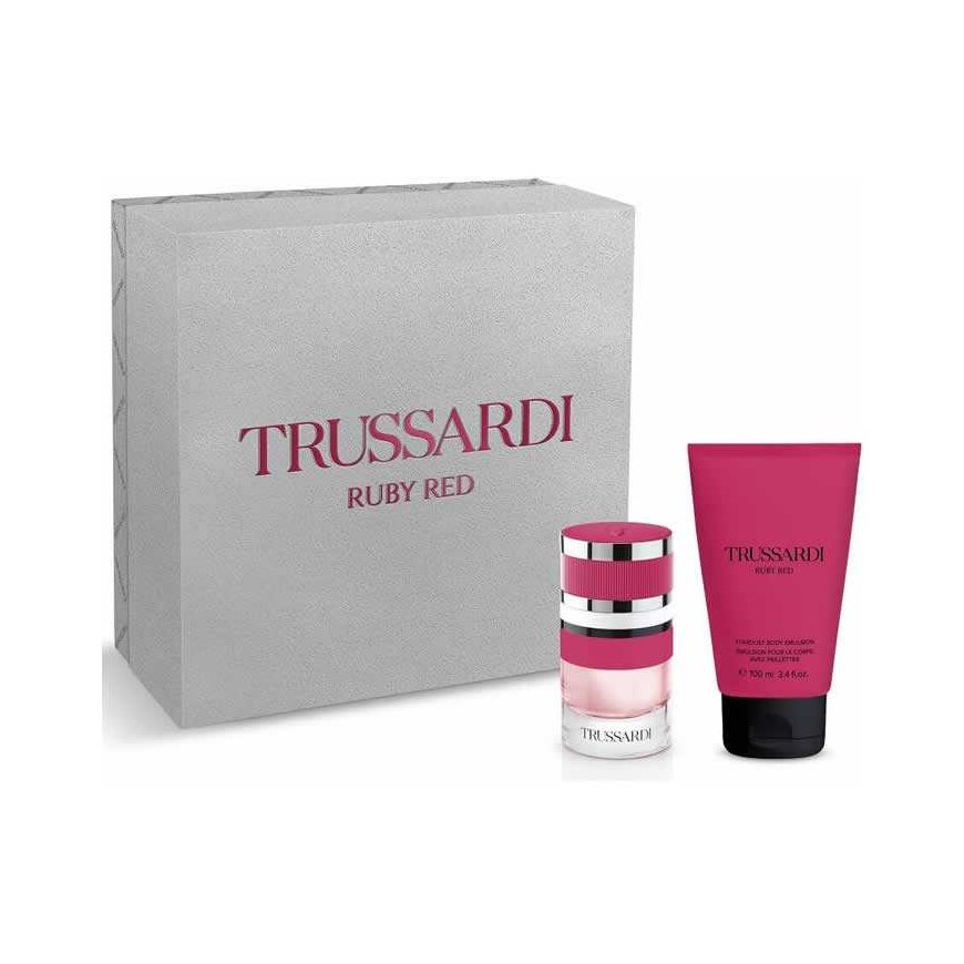 Trussardi Ruby Red Eau De Perfume Spray 60ml Set 2 Pieces