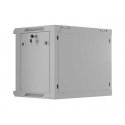 SZAFA INSTALACYJNA RACK WISZĄCA 19" 9U 600X450 Gray DRZWI PERFOROWANE LANBERG (FLAT PACK)