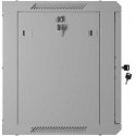 SZAFA INSTALACYJNA RACK WISZĄCA 19" 9U 600X450 Gray DRZWI PERFOROWANE LANBERG (FLAT PACK)
