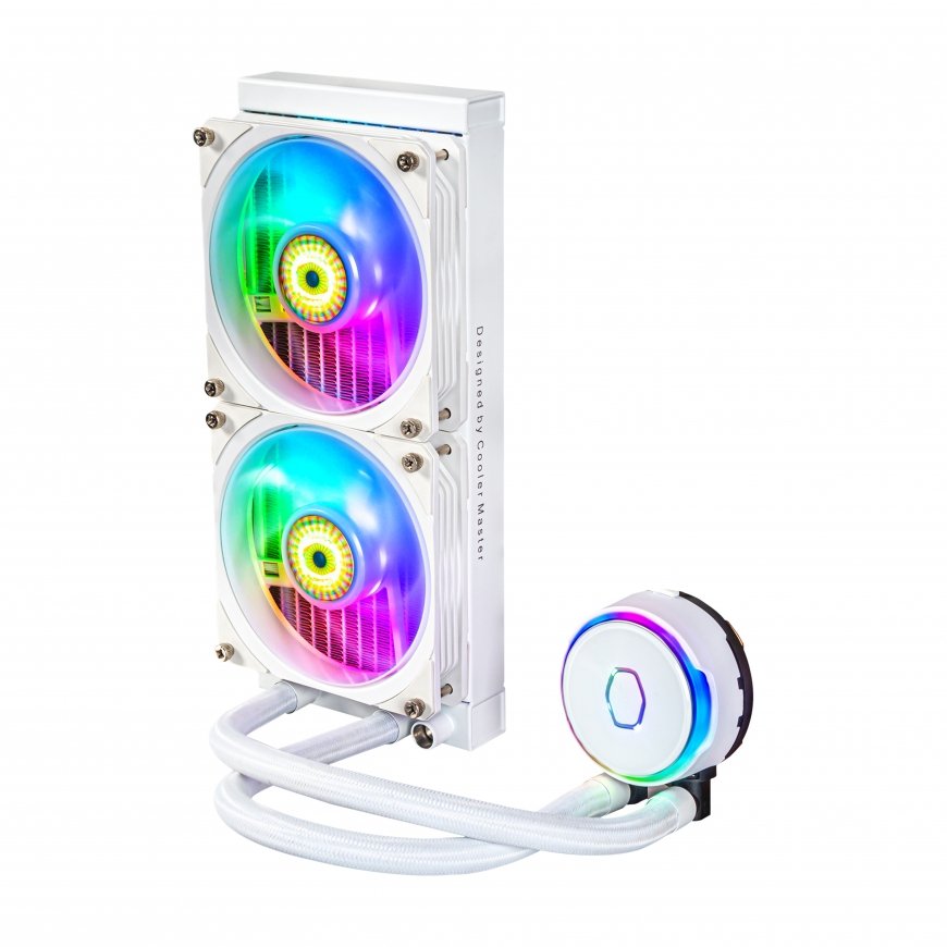 Cooler Master MasterLiquid PL240 Flux White Edition Arvuti korpus Vedeljahutuskomplekt 12 cm Valge – 4