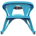 Prosperplast Sled PLASTIKOWE Z OPARCIEM 88x45x42CM NIEBIESKIE