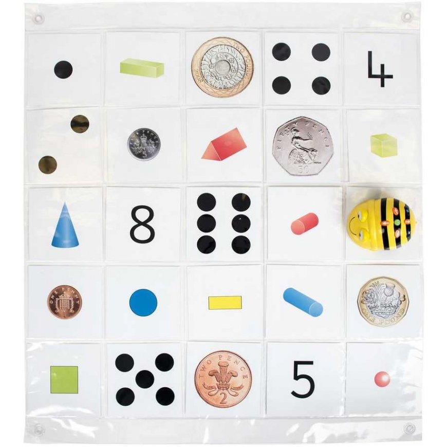 TTS Bee-Bot Pocket Mat 5 x 5