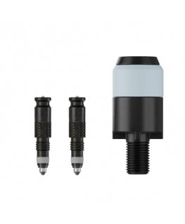 Schwalbe Clik valve core kit Juodas Clik valve conversion kit from Presta (SV) to Schvalbe Clik (SCV) with a Clik valve pump hea