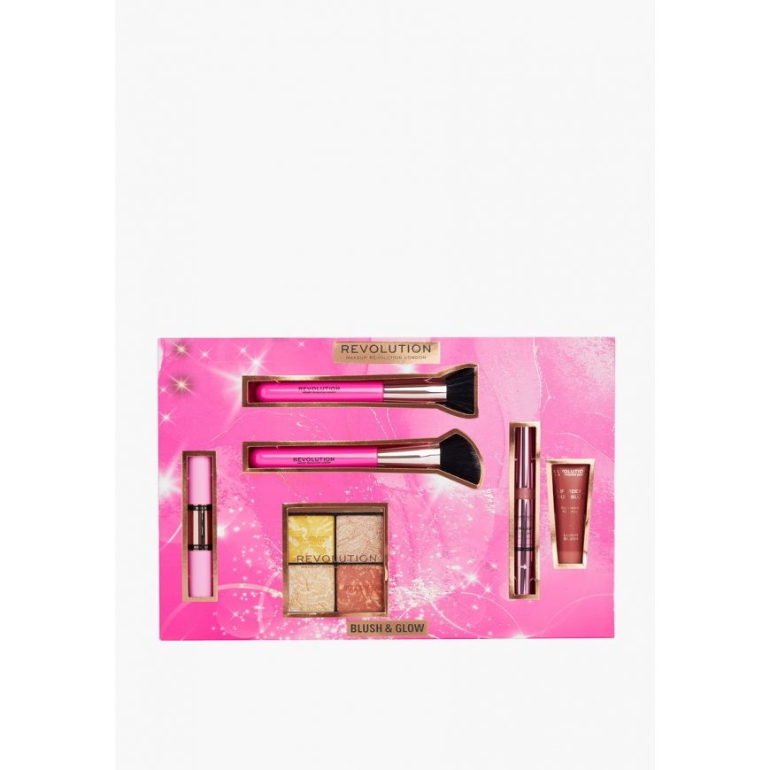 Makeup Revolution London Pink Glow Gift Set