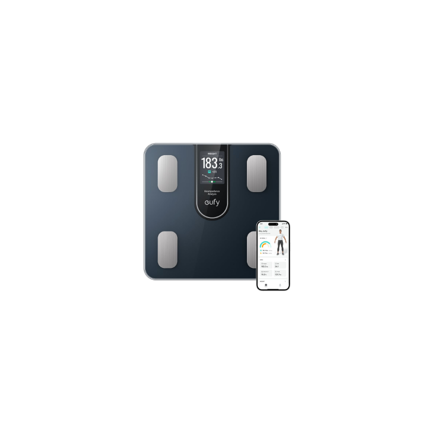 Svarstyklės Anker Eufy Smart Scale C20, Juodas | Anker Eufy