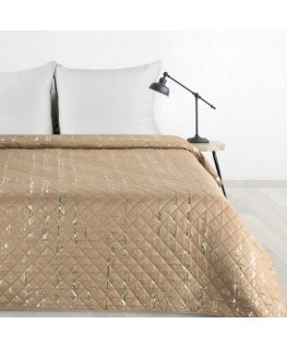 Eurofirany D91/N/BLINK/1 200X220 BEIGE+SILVER Bedspread Bedspread