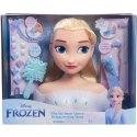 Doll Duża Głowa do czesania i stylizationi włosów Deluxe Księżniczka Disney Elsa Kraina Lodu + accessories Doll Duża Głowa do czesania i stylizationi włosów Deluxe Księżniczka Disney Elsa Kraina Lodu + accessories