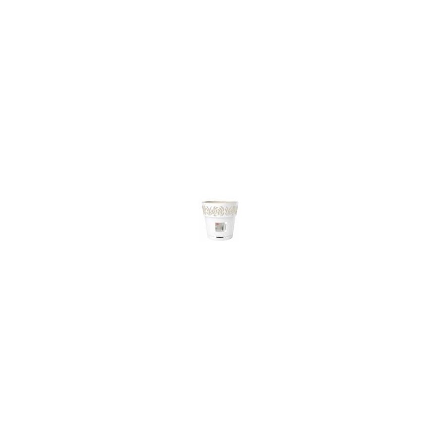 Flower pot with tray Gaia Ø20x19cm black – 2