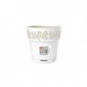 Flower pot with tray Gaia Ø20x19cm black Flower pot with tray Gaia Ø20x19cm black