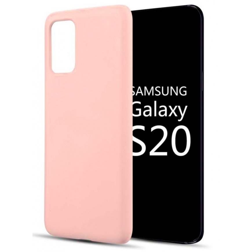 Samsung Galaxy S20 Nano Silicone Case Soft Touch TPU Beige