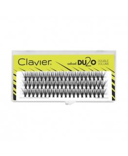 CLAVIER_DU2O Double Volume kępki rzęs 13mm