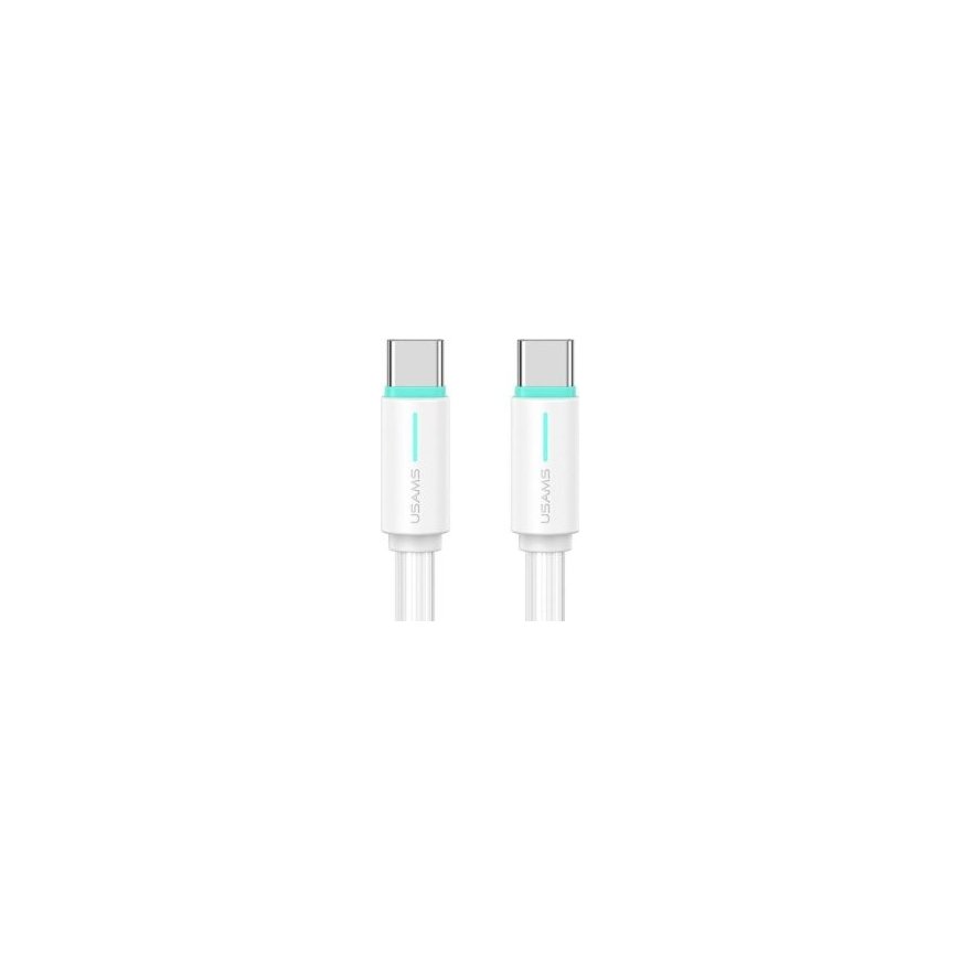 USAMS Kabel USB-C|USB-C 1m SJ734 biały|white YU Series SJ734USB0 – 2