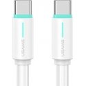 USAMS Kabel USB-C|USB-C 1m SJ734 biały|white YU Series SJ734USB0 USAMS Kabel USB-C|USB-C 1m SJ734 biały|white YU Series SJ734USB0