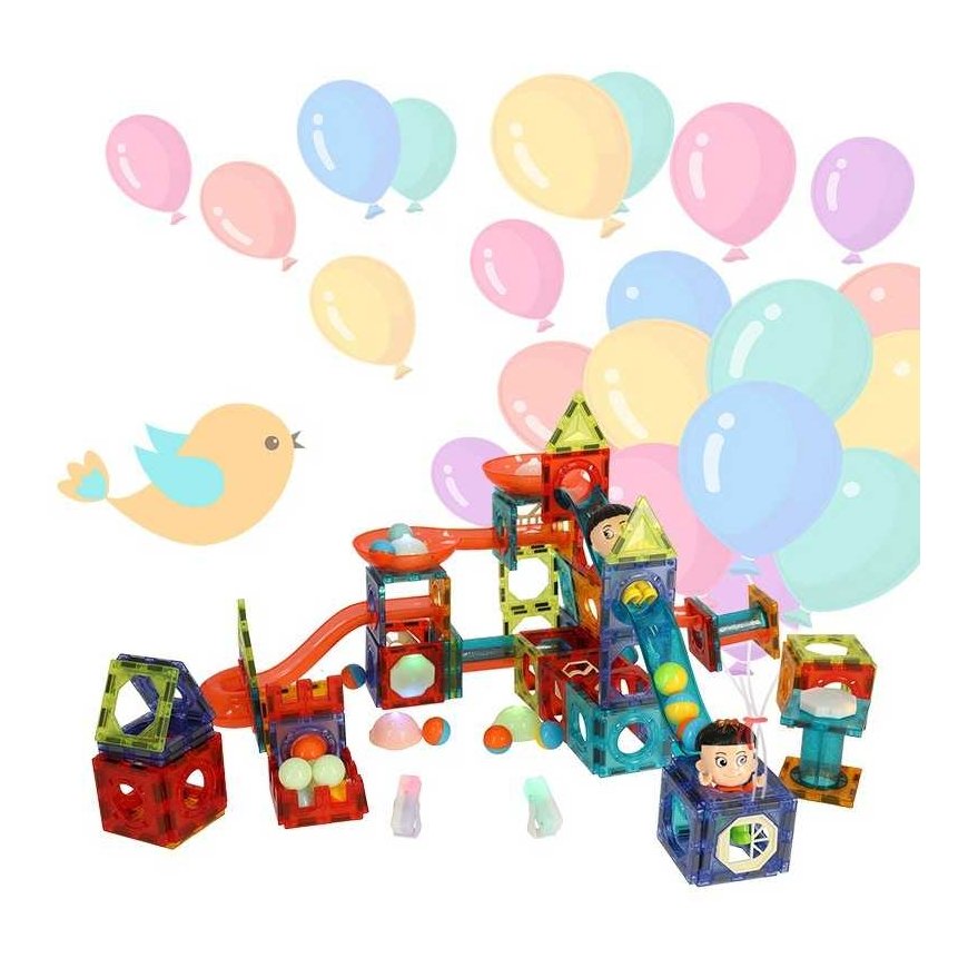 Kidspro Magnetic Marble Ball Track Luminous 202 pcs. – 2