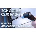 Schwalbe Clik tubeless valve 40 mm Black Clik tubeless valve set of 2 pcs, Set of 2