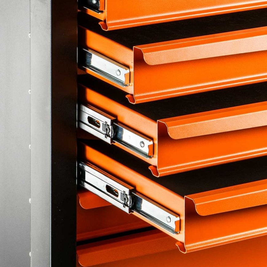 Neo Tools Dirbtuvių spintelė, 7 stalčiai + 129 įrankiai – 2