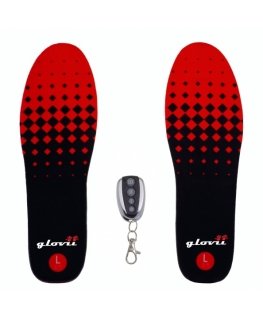 Glovii GW2L kengän pohjallinen Unisex Kaikki musta