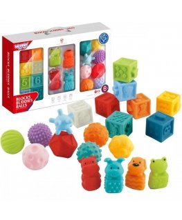 Puzzle Woopie Sensory Blocks to Squeeze Sound Learning Counting 20's
