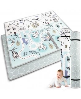 Double-sided training mat Nukido, 180x150 cm