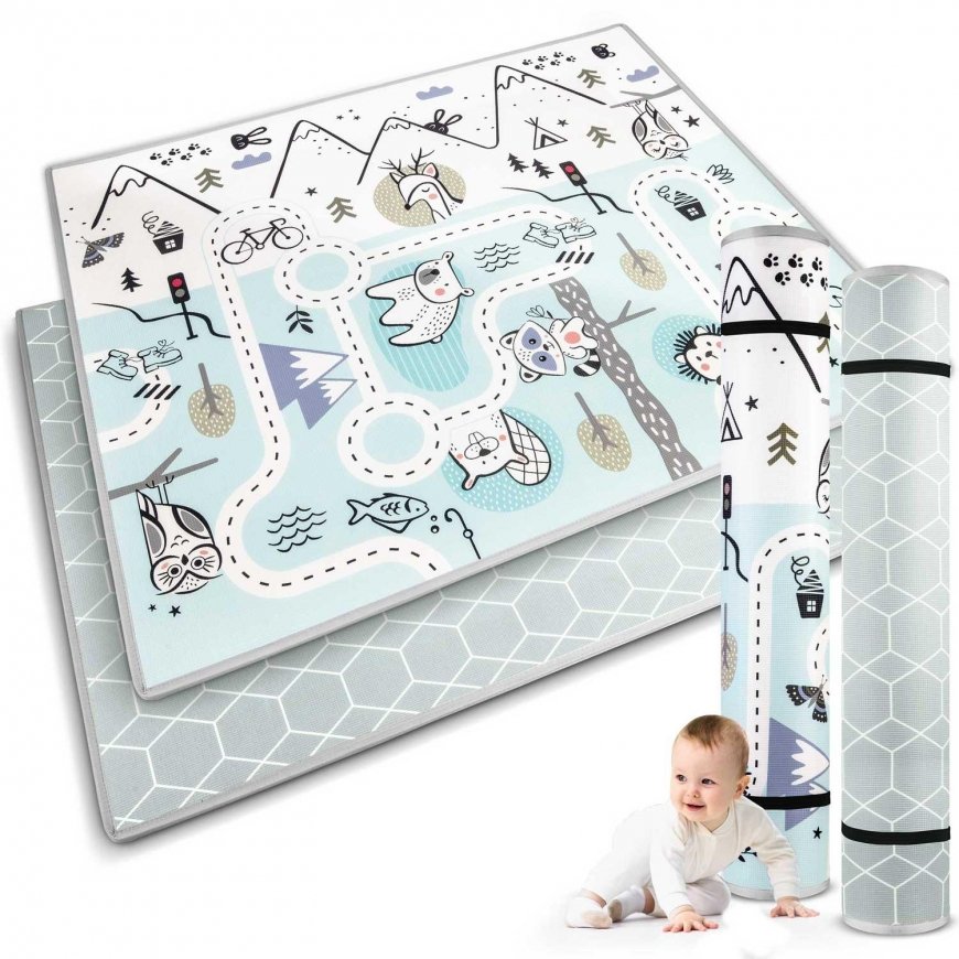 Double-sided training mat Nukido, 180x150 cm