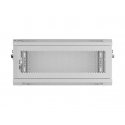 SZAFA INSTALACYJNA RACK WISZĄCA 19" 4U 600X450 Gray DRZWI PERFOROWANE LANBERG (FLAT PACK)