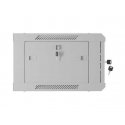 SZAFA INSTALACYJNA RACK WISZĄCA 19" 4U 600X450 Pilka DRZWI PERFOROWANE LANBERG (FLAT PACK)