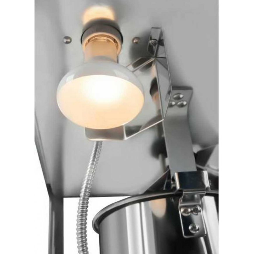 Royal Catering Mobilioji popcorn mašina su vežimėliu, 230V, 1.6kW, juoda – 4