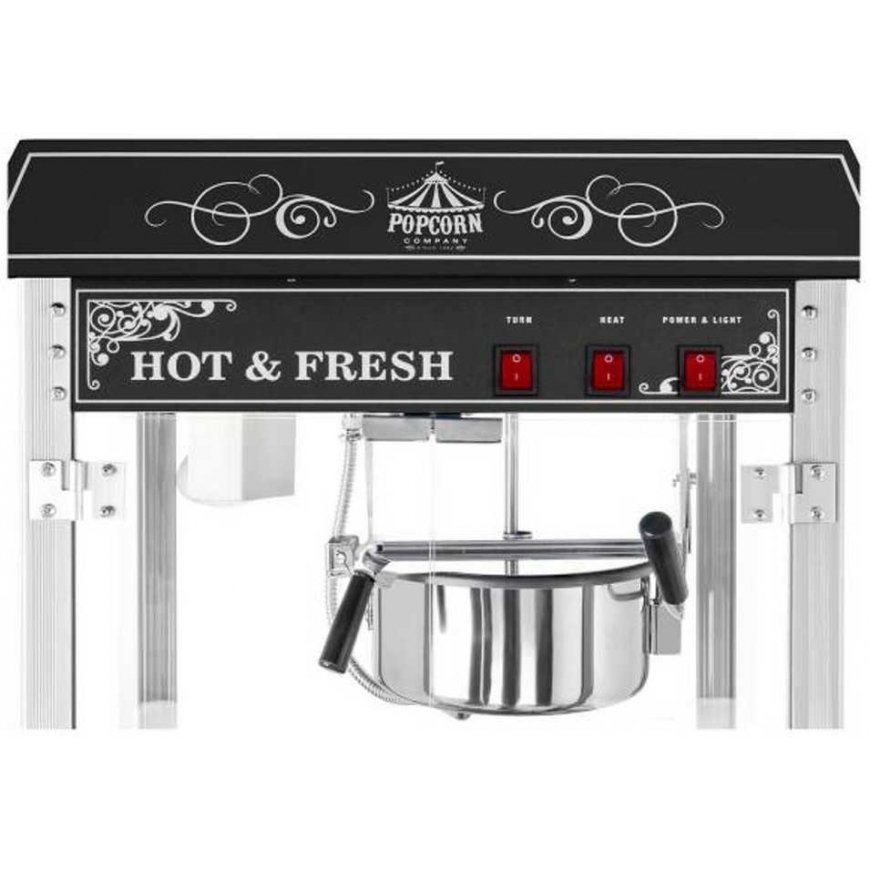 Royal Catering Mobile popcorn machine with trolley, 230V, 1.6kW, black – 5