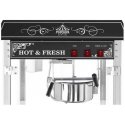Royal Catering Mobilioji popcorn mašina su vežimėliu, 230V, 1.6kW, juoda Royal Catering Mobilioji popcorn mašina su vežimėliu, 230V, 1.6kW, juoda