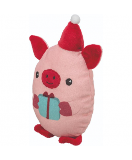Christmas toy - Trixie Xmas pig, plush, 19 cm
