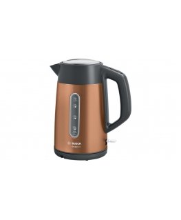 Bosch TWK4P439 elektrikann 1,7 l 2400 W Must, Kuld