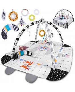 Ricokids Lavinamasis kilimėlis 100 x 100 cm + barškutis dovanų