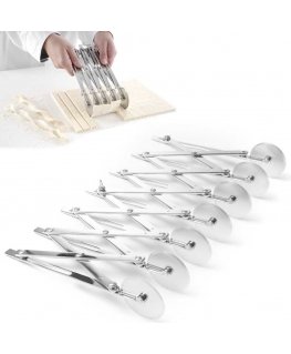 Hendi Adjustable dough marker with 7 blades, 13-125 mm