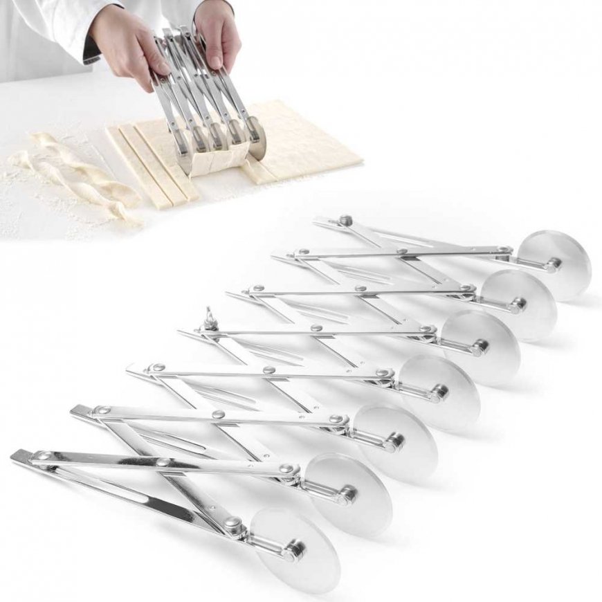 Hendi Adjustable dough marker with 7 blades, 13-125 mm – 5