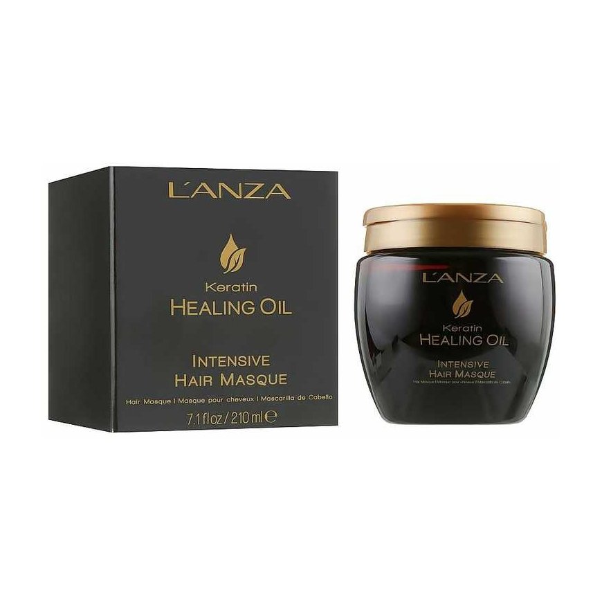 Plaukų kaukė L'ANZA Keratin Oil 210 ml – 3