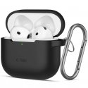 TECH-PROTECT SILICONE HOOK APPLE AIRPODS 4 BLACK